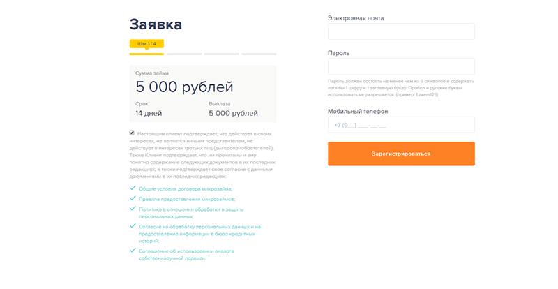 Взять займ в Езаем в Сатке