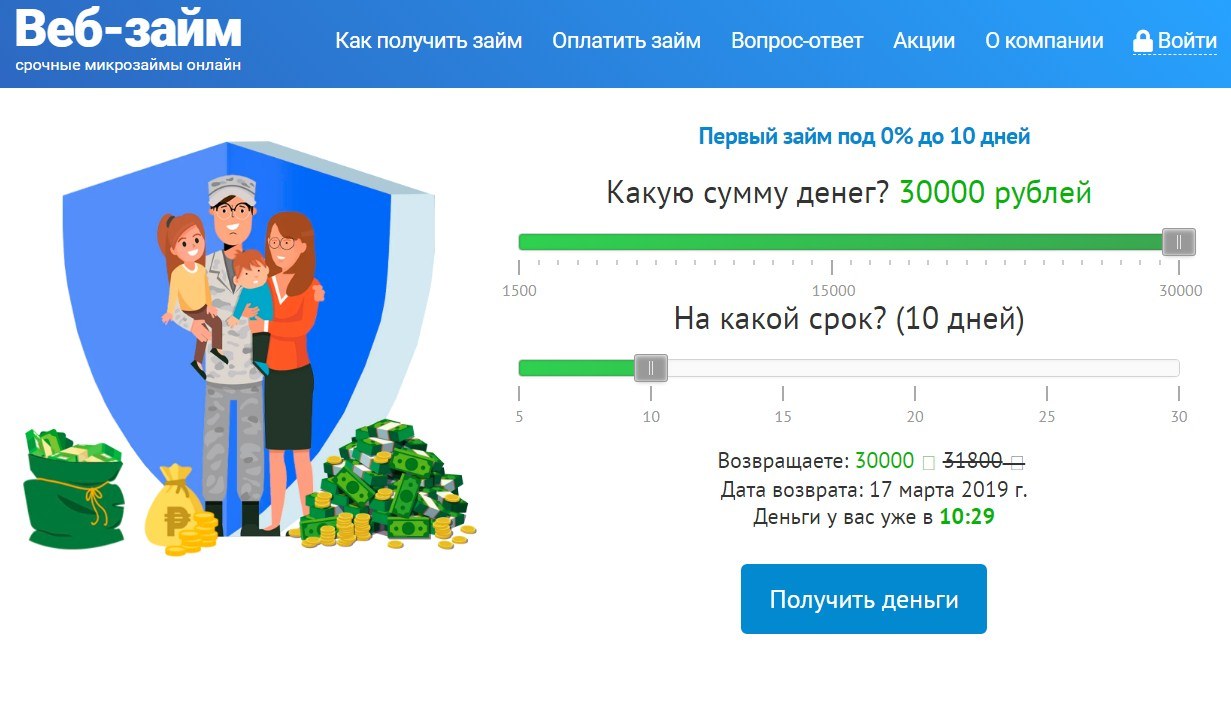 Веб-займ в Сатке